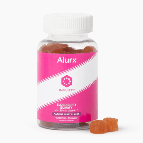 Elderberry Gummy with Zinc and Vitamin C, Natural Berry Flavor, Immunity