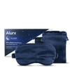 Alurx Silk Eye Mask and Travel Pouch shown next to product box